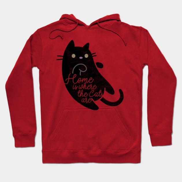 Home is Where the Cats Are Hoodie by DanielLiamGill